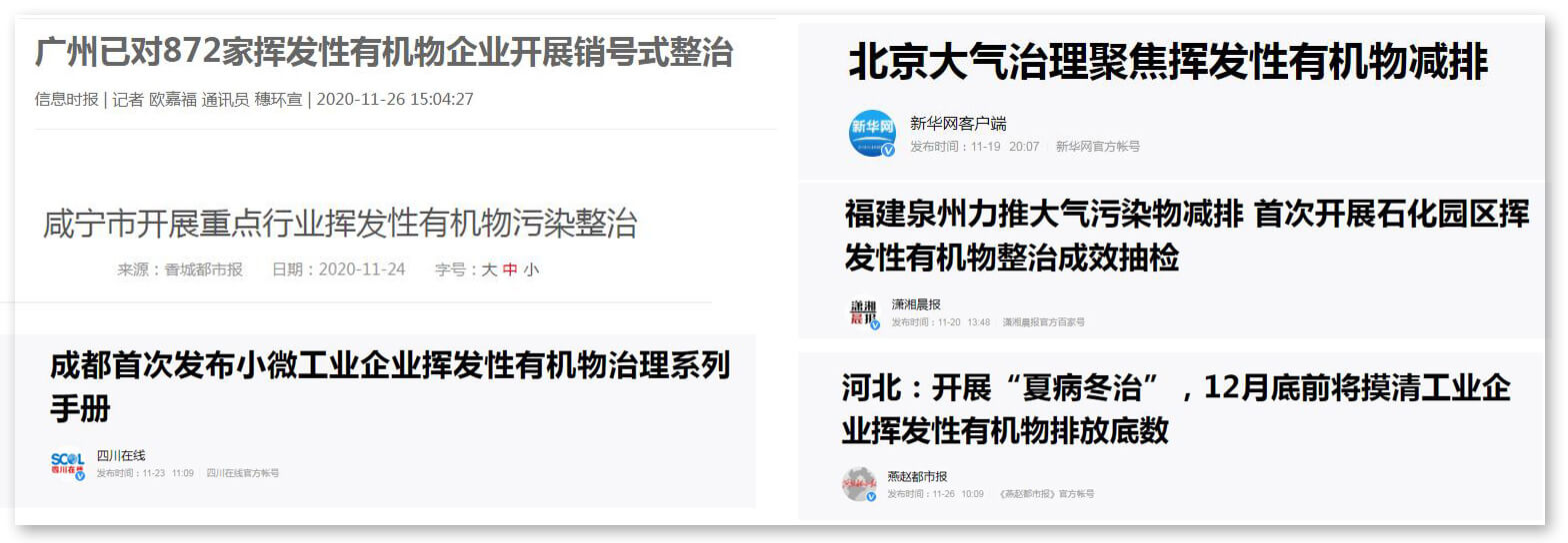 開(kāi)展揮發(fā)性有機(jī)物治理工作新聞