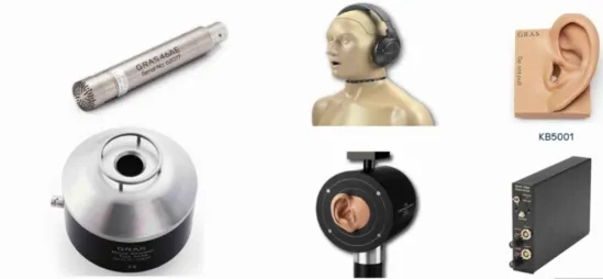 仿真軀干、仿真嘴、人工耳、自由場(chǎng)麥克風(fēng)等高端配件
